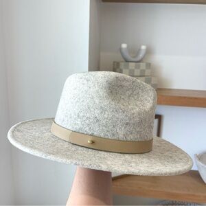 Lack of Color Carlo Mack 100% Wool Grey Fedora Boho Cowgirl Indie Hat Medium